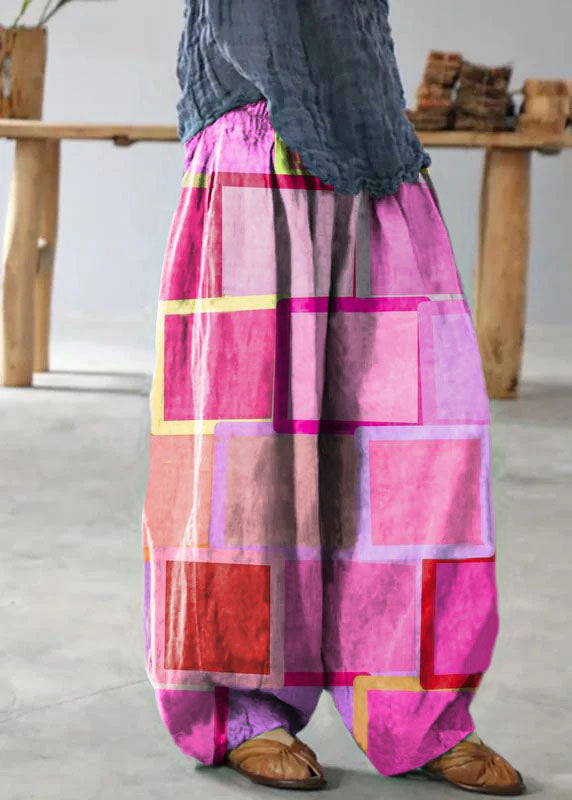 diy linen clothes For Women Korea Pure Color Retro Soft Comfortable Loose Bloomers